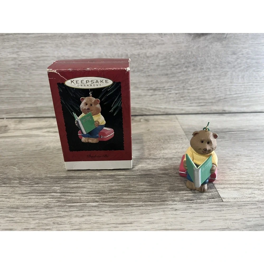1995 HALLMARK KEEPSAKE Christmas‎ ORNAMENT DAD TO BE Parent Adult